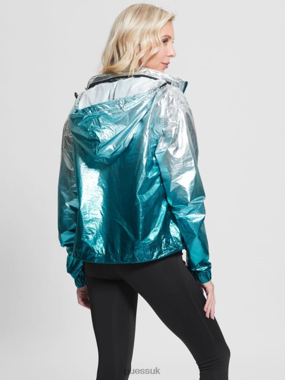 GUESS Women Cheryl Windbreaker Oceania Apparel V28V61830