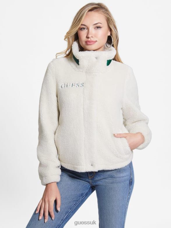 GUESS Women Desiree Jacket Smart Stone Apparel V28V61795