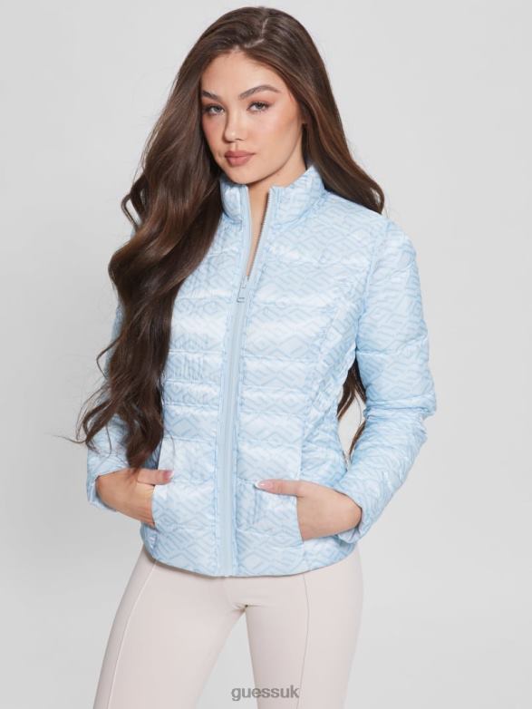 GUESS Women Eco Janis Reversible Jacket Fresh Air Apparel V28V61986