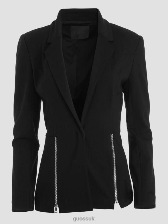 GUESS Women Eco Marion Blazer Black Apparel V28V61868
