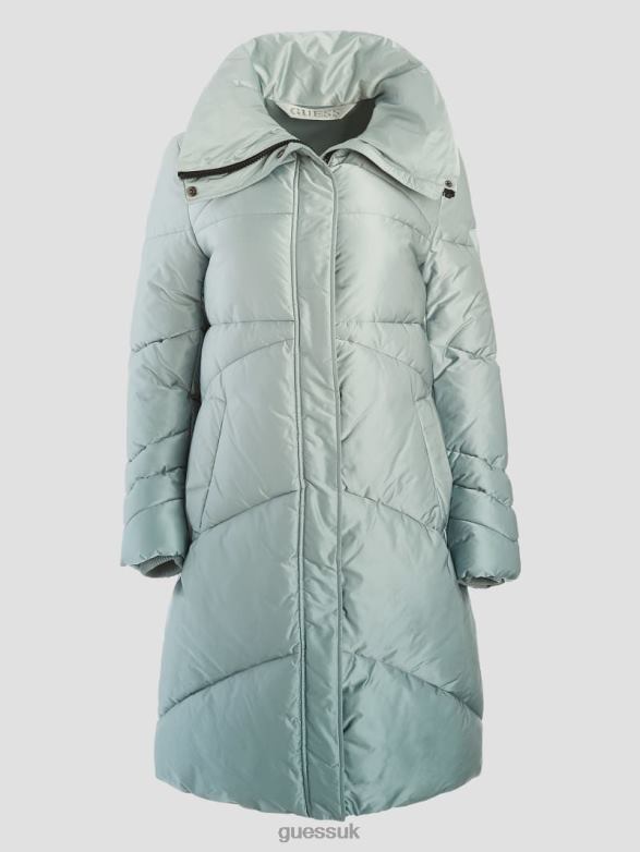 GUESS Women Eco Ophelie Jacket Dusty Teal Degrade Apparel V28V61961