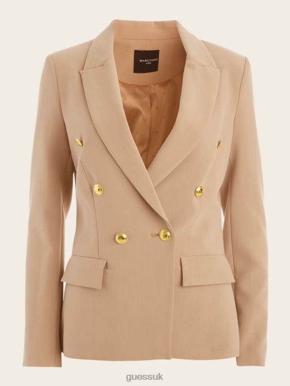 GUESS Women Shelly Blazer Blonde Ambition Apparel V28V61780