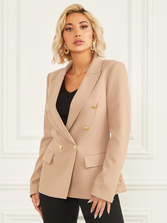 GUESS Women Shelly Blazer Blonde Ambition Apparel V28V61780