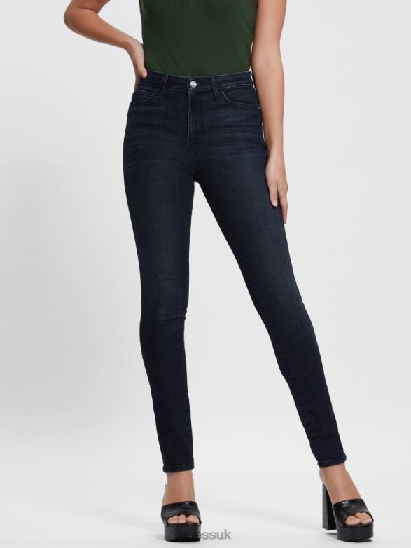 GUESS Women 1981 Skinny Jeans Blue Lagoon Indigo Wash Apparel V28V636