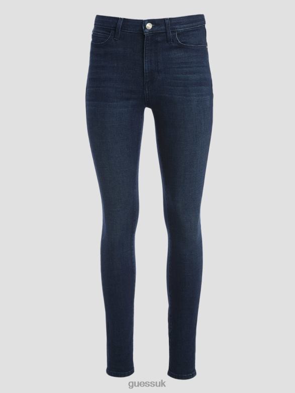 GUESS Women 1981 Skinny Jeans Blue Lagoon Indigo Wash Apparel V28V636