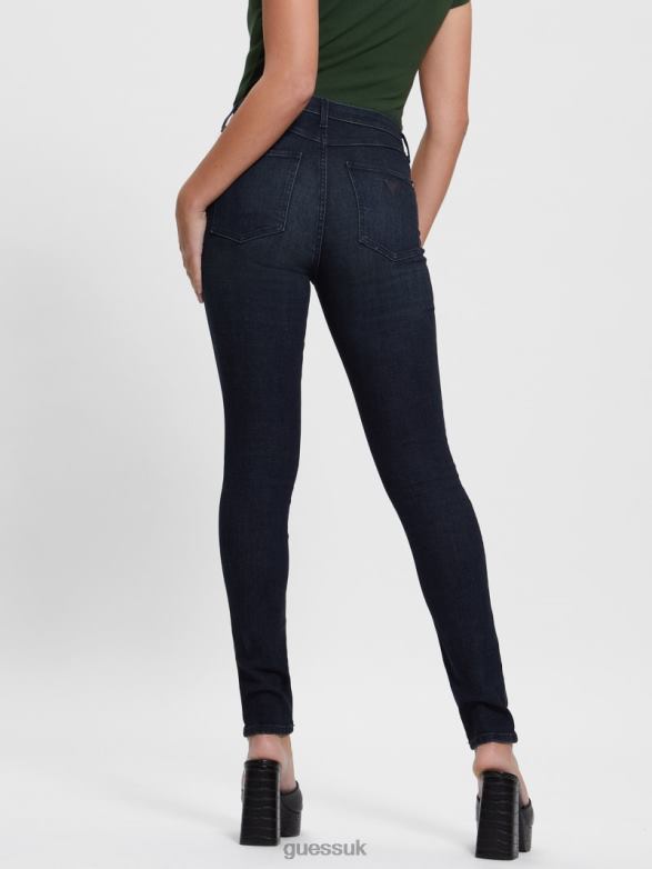 GUESS Women 1981 Skinny Jeans Blue Lagoon Indigo Wash Apparel V28V636