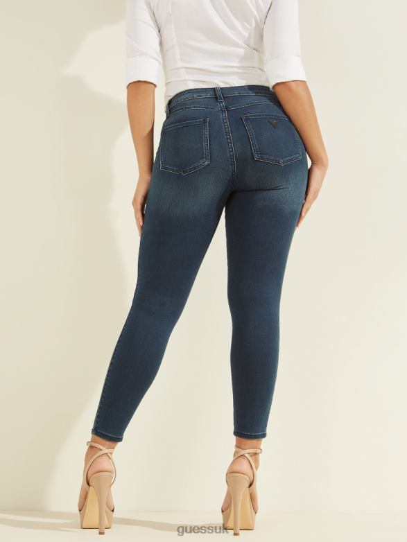 GUESS Women Eco 1981 High-Rise Skinny Jeans Delancey Wash Apparel V28V638