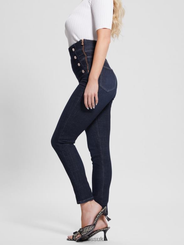 GUESS Women Eco Gwenny Skinny Jeans Be Zircon Apparel V28V635