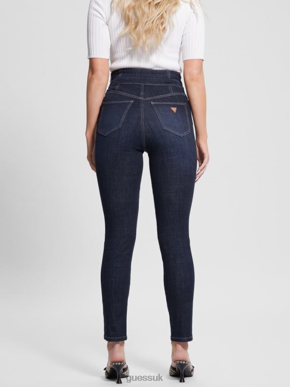 GUESS Women Eco Gwenny Skinny Jeans Be Zircon Apparel V28V635
