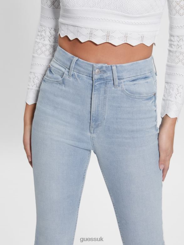 GUESS Women Eco Icon High-Rise Skinny Jeans Celestite Indigo Apparel V28V669