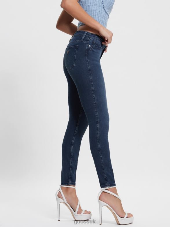 GUESS Women Eco Power Skinny Jeans Cuesta Wash Apparel V28V6120