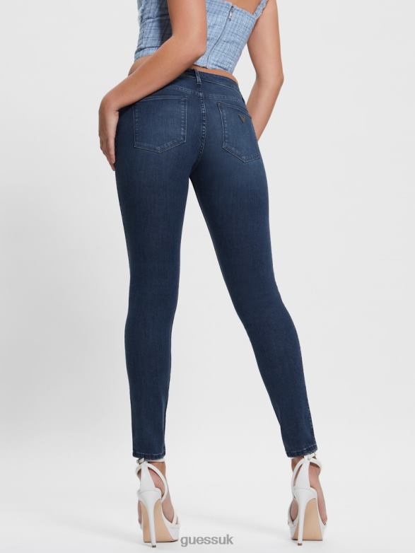 GUESS Women Eco Power Skinny Jeans Cuesta Wash Apparel V28V6120
