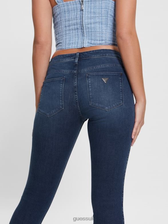 GUESS Women Eco Power Skinny Jeans Cuesta Wash Apparel V28V6120
