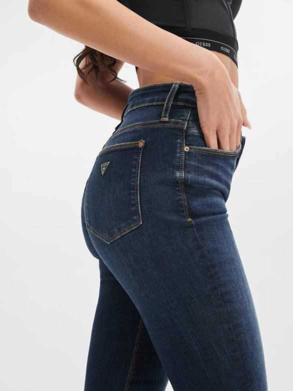 GUESS Women Eco Sexy Boot Jeans Carrie Dark Apparel V28V697