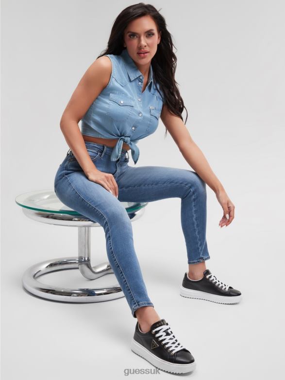 GUESS Women Eco Sexy Curve Jeans Alta Wash Apparel V28V6129
