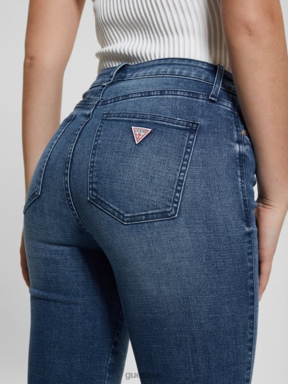 GUESS Women Eco Sexy Flare Jeans Mystic Blue Wash Apparel V28V641