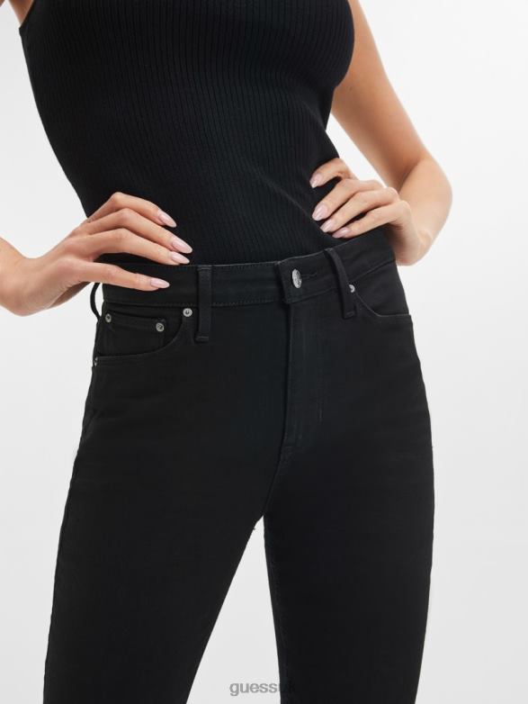 GUESS Women Eco Sexy Flared Jeans Carrie Black Apparel V28V692