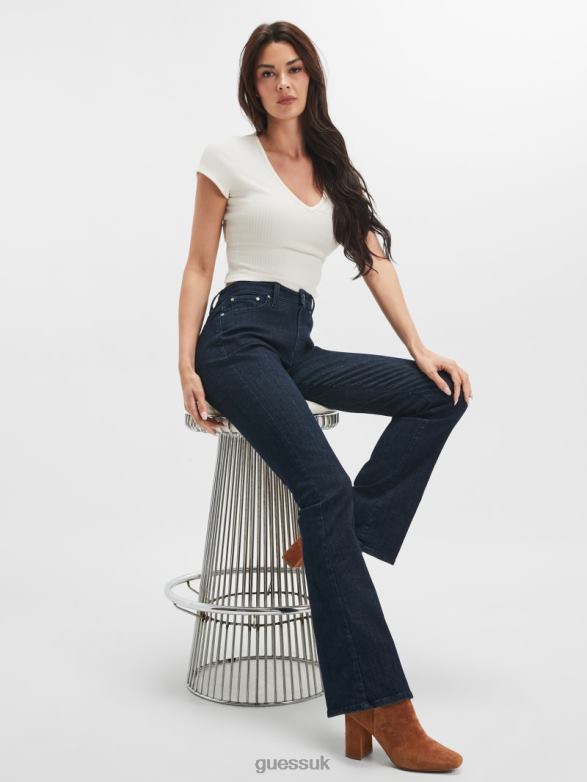 GUESS Women Eco Sexy Flared Jeans Neela Blue Apparel V28V6128