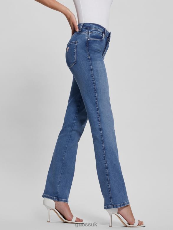 GUESS Women Eco Sexy Straight Jeans Rt Solar Apparel V28V685