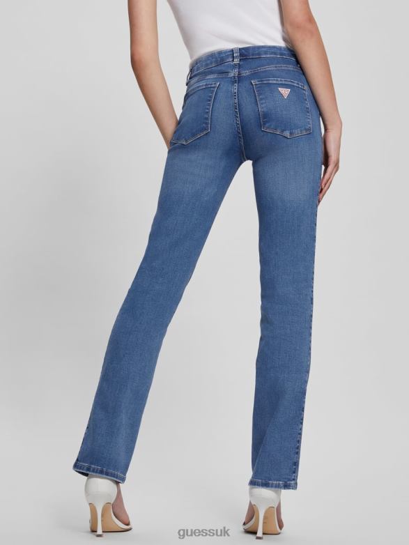 GUESS Women Eco Sexy Straight Jeans Rt Solar Apparel V28V685