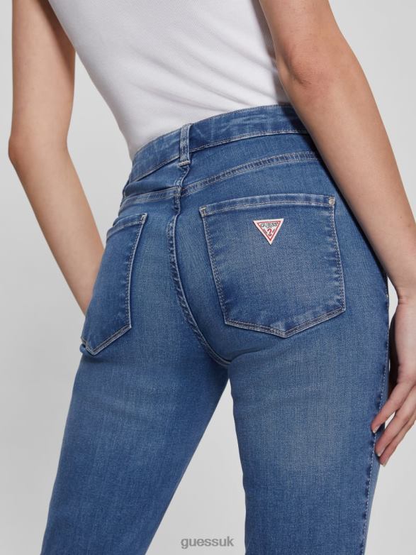 GUESS Women Eco Sexy Straight Jeans Rt Solar Apparel V28V685