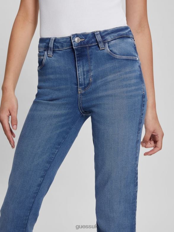 GUESS Women Eco Sexy Straight Jeans Rt Solar Apparel V28V685