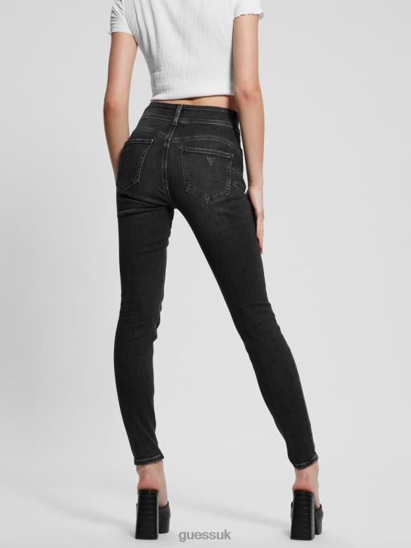 GUESS Women Eco Shape-Up Skinny Denim Jeans Station Black Apparel V28V651