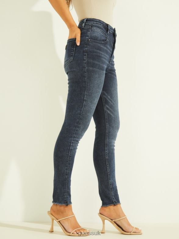 GUESS Women Eco Super-High Skinny Jeans Boogie Apparel V28V6238