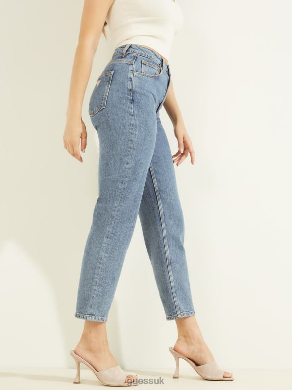 GUESS Women Mom Jeans Authentic Mid Apparel V28V6110