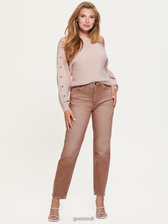GUESS Women Mom Jeans Power Juice Apparel V28V6212