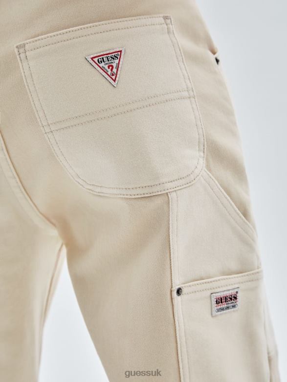 GUESS Women Originals Kit Carpenter Jeans Go Laurie Tan Wash Apparel V28V6165