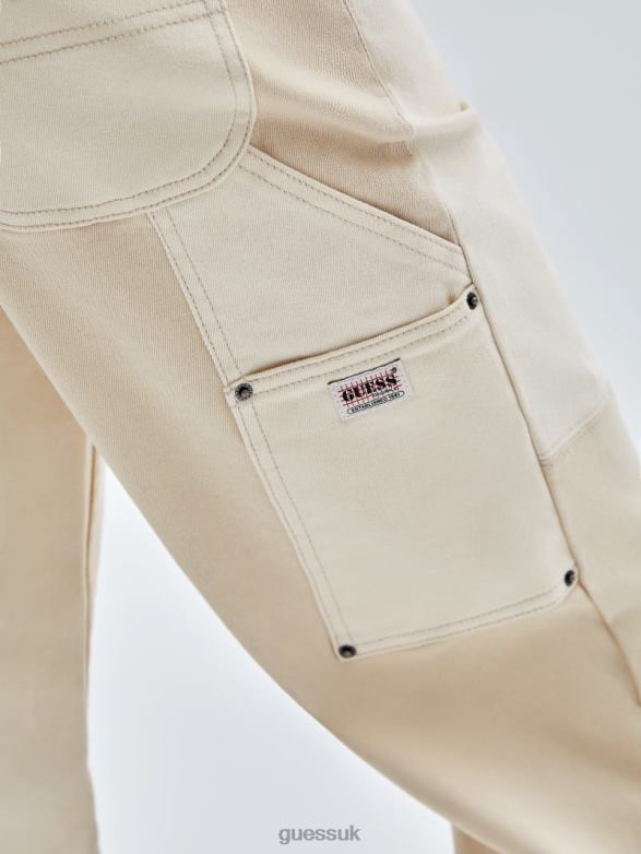 GUESS Women Originals Kit Carpenter Jeans Go Laurie Tan Wash Apparel V28V6165