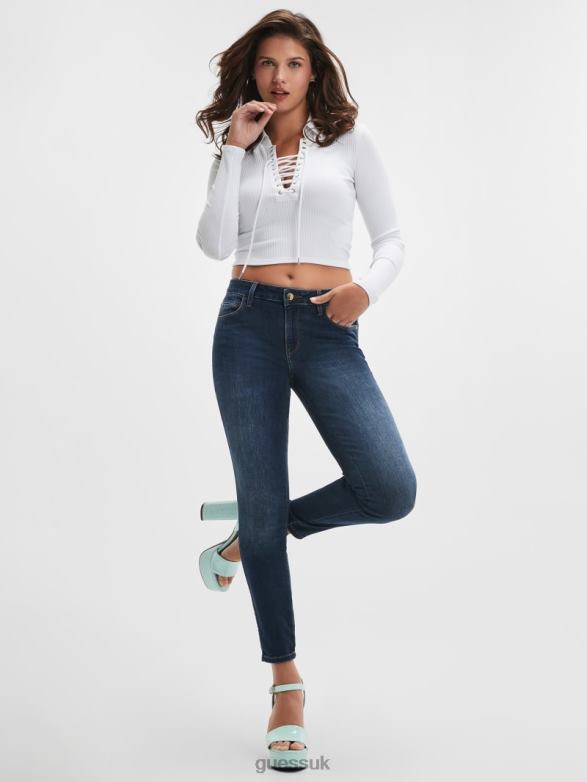 GUESS Women Sexy Curve Mid-Rise Skinny Jeans Cumberland Apparel V28V654