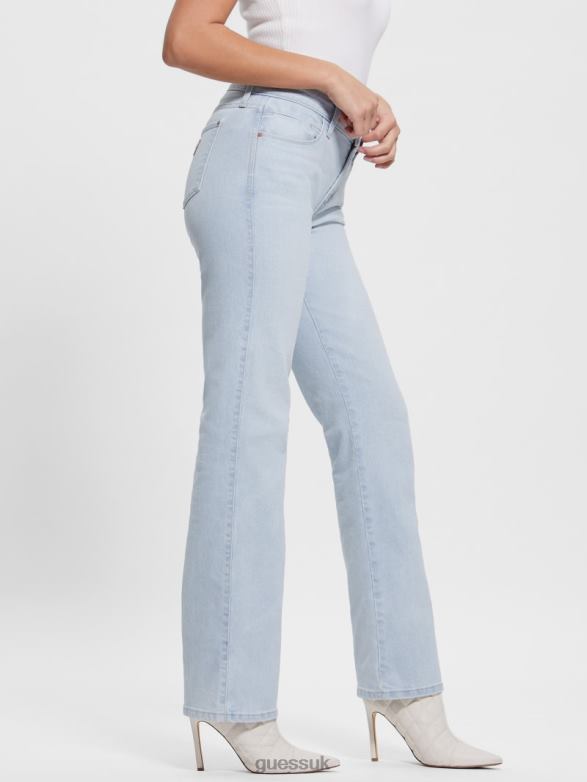 GUESS Women Sexy Straight Jeans Brightstone Blue Apparel V28V617