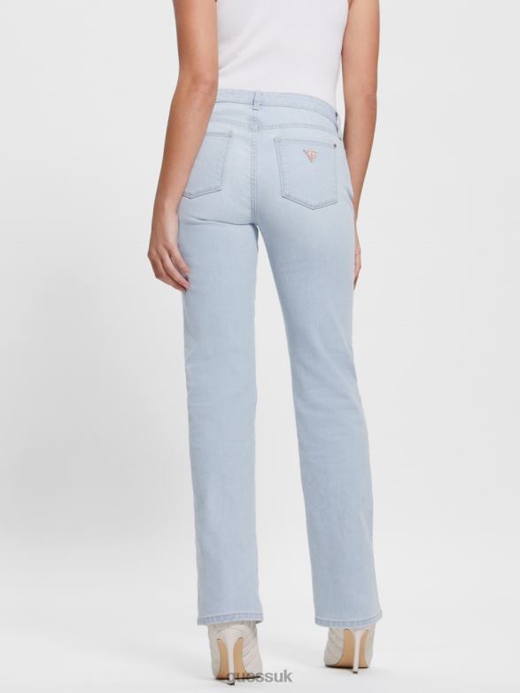 GUESS Women Sexy Straight Jeans Brightstone Blue Apparel V28V617
