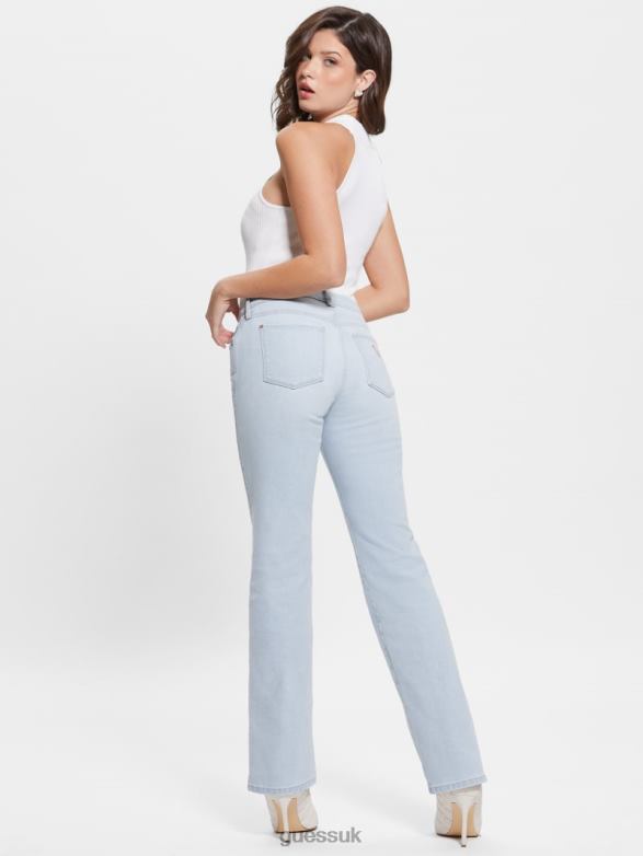 GUESS Women Sexy Straight Jeans Brightstone Blue Apparel V28V617