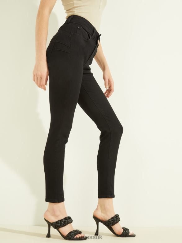 GUESS Women Shape-Up Skinny Jeans Carrie Black Apparel V28V6266