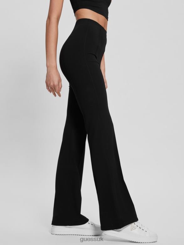 GUESS Women Aggie Flare Leggings Black Apparel V28V62050