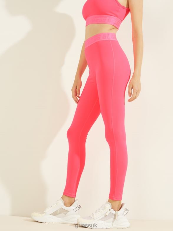 GUESS Women Aileen Leggings Monroe Pink Apparel V28V62405