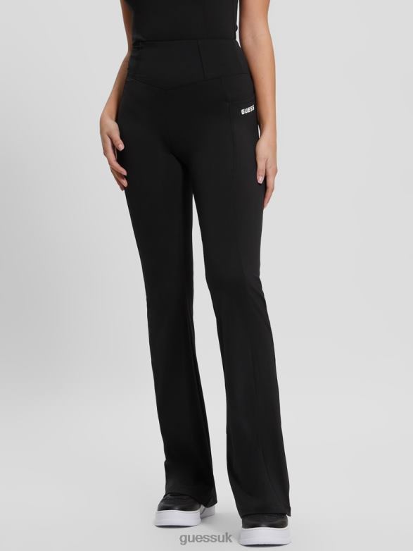 GUESS Women Brigit Flare Leggings Black Apparel V28V62161