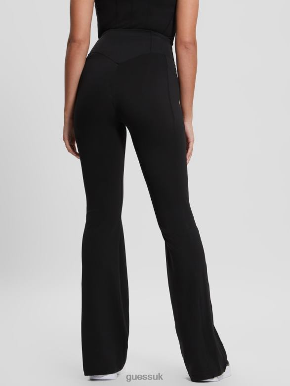 GUESS Women Brigit Flare Leggings Black Apparel V28V62161