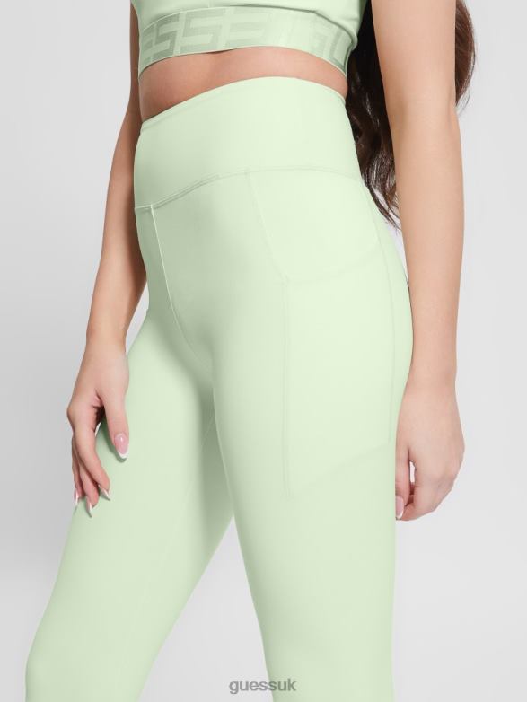 GUESS Women Delicia Leggings Sea Mint Apparel V28V62345