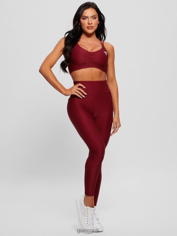 GUESS Women Eco Delma Active Leggings Autumn Spice Apparel V28V62036
