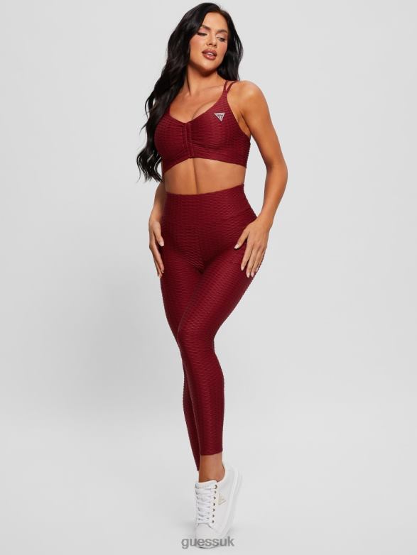 GUESS Women Eco Delma Active Leggings Autumn Spice Apparel V28V62036
