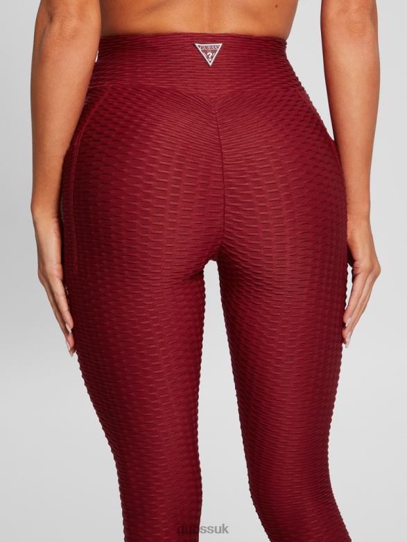 GUESS Women Eco Delma Active Leggings Autumn Spice Apparel V28V62036