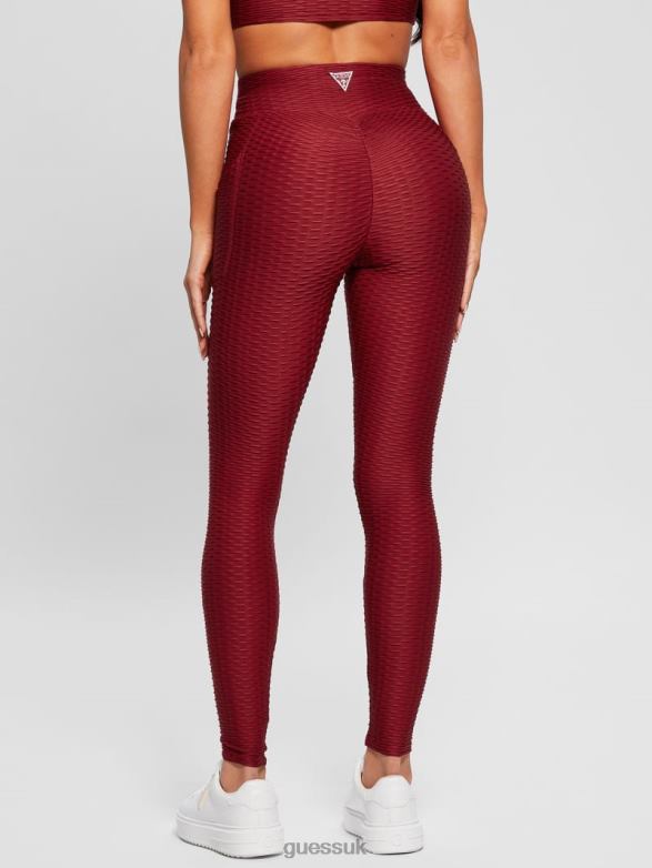 GUESS Women Eco Delma Active Leggings Autumn Spice Apparel V28V62036
