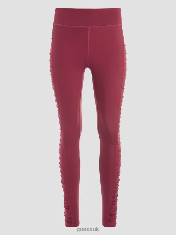 GUESS Women Eco Elise Active Leggings Purple Petal Apparel V28V62366