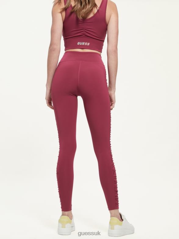 GUESS Women Eco Elise Active Leggings Purple Petal Apparel V28V62366