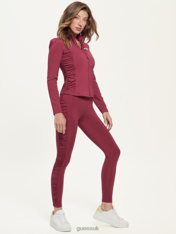 GUESS Women Eco Elise Active Leggings Purple Petal Apparel V28V62366