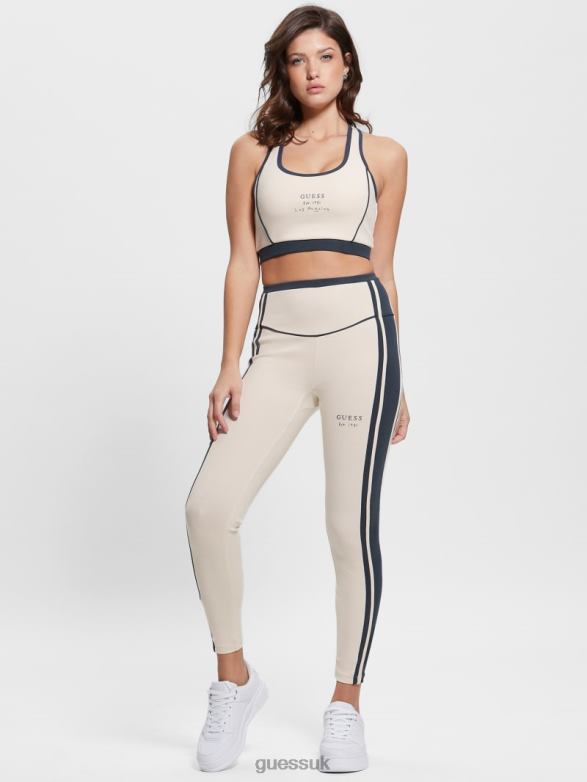 GUESS Women Eco Signature Leggings Subtle Pink Apparel V28V62365